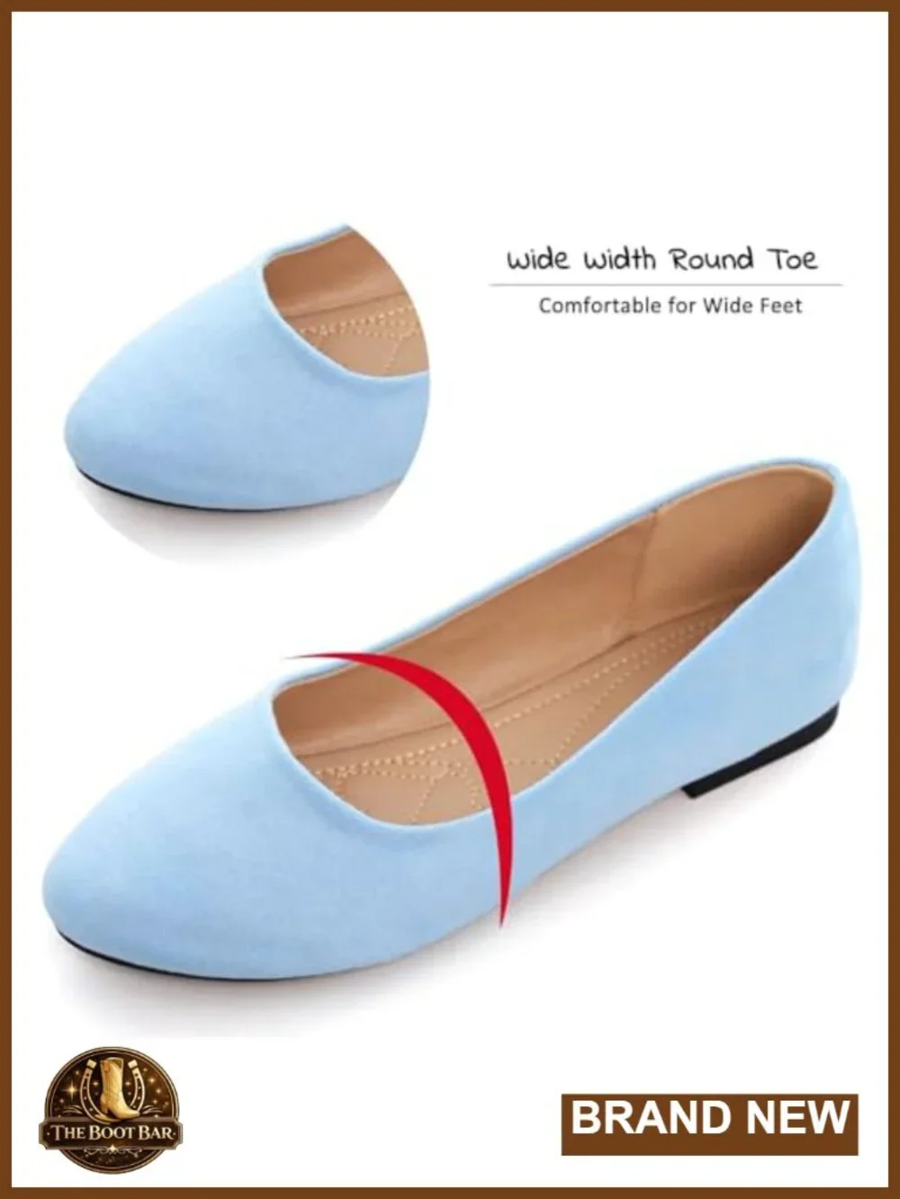 Dressy Ballet Flats Slip-On Loafers Comfort Fit Work Shoes Soft Suede